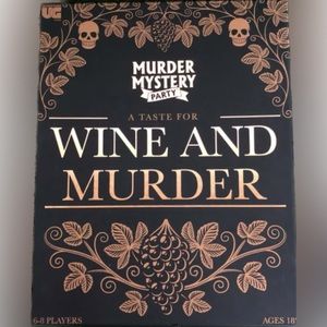 🍷⚰️Murder Mystery Party “A Taste For Wine and Murder” 6-8 Players Ages 18+